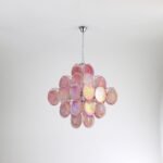 Modernist Diamond Shaped Handblown Murano Glass Chandelier Wholesale - Image 5