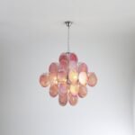 Modernist Diamond Shaped Handblown Murano Glass Chandelier Wholesale - Image 6