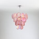 Modernist Handblown Murano Disc Chandelier Wholesale - Image 8