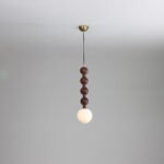 Beaded Wooden Pendant Light Wholesale - Image 7