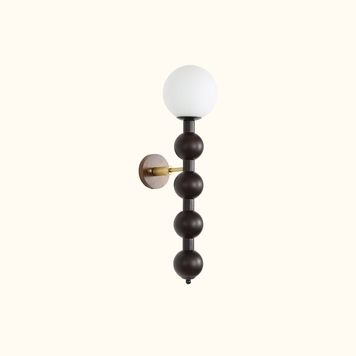 16-01 Beaded Wooden Wall Light Wholesale - Image 1