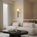 Beaded Wooden Wall Light Wholesale - Image 3