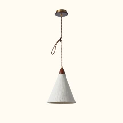 Walnut Rice Paper Pendant Light B Wholesale