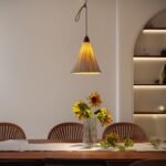 Walnut Rice Paper Pendant Light B Wholesale - Image 2