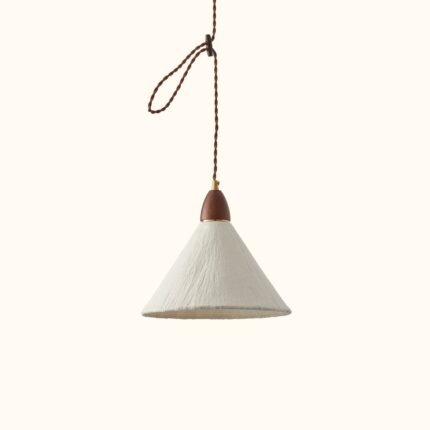Walnut Rice Paper Pendant Light D Wholesale