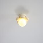 Cream Flower Ceiling Light Wholesale - Image 7