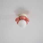 Cream Flower Ceiling Light Wholesale - Image 5