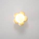 Cream Flower Ceiling Light Wholesale - Image 9