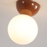 Cream Ball Ceiling Light Wholesale - Image 9