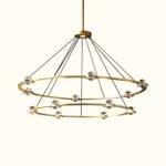 Éclatant Two-Tier Round Chandelier Wholesale - Image 8