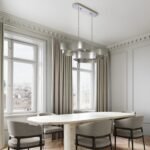 Grand Lotus Linear Chandelier - Image 6