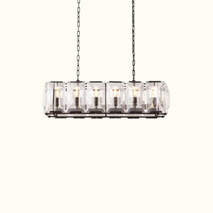 Harlow Crystal Rectangular Chandelier