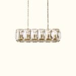 Harlow Crystal Rectangular Chandelier Wholesale - Image 5