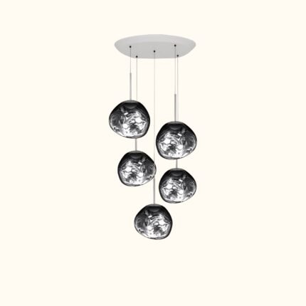 Melt Mini LED Smoke Round Pendant System