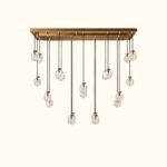 Pearl Rectangular Chandelier Wholesale - Image 5