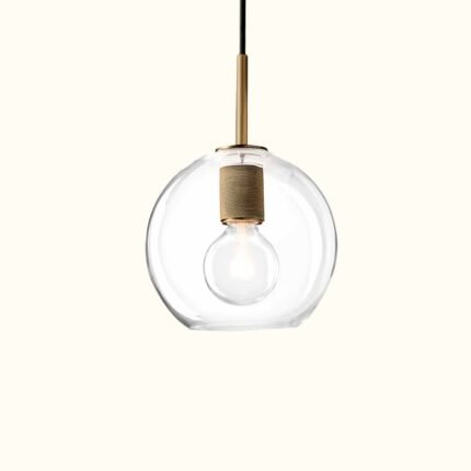 Utilitaire Globe Shade Pendant Light Wholesale