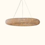 Crystal Halo Clear Round LED Chandelier - Image 10