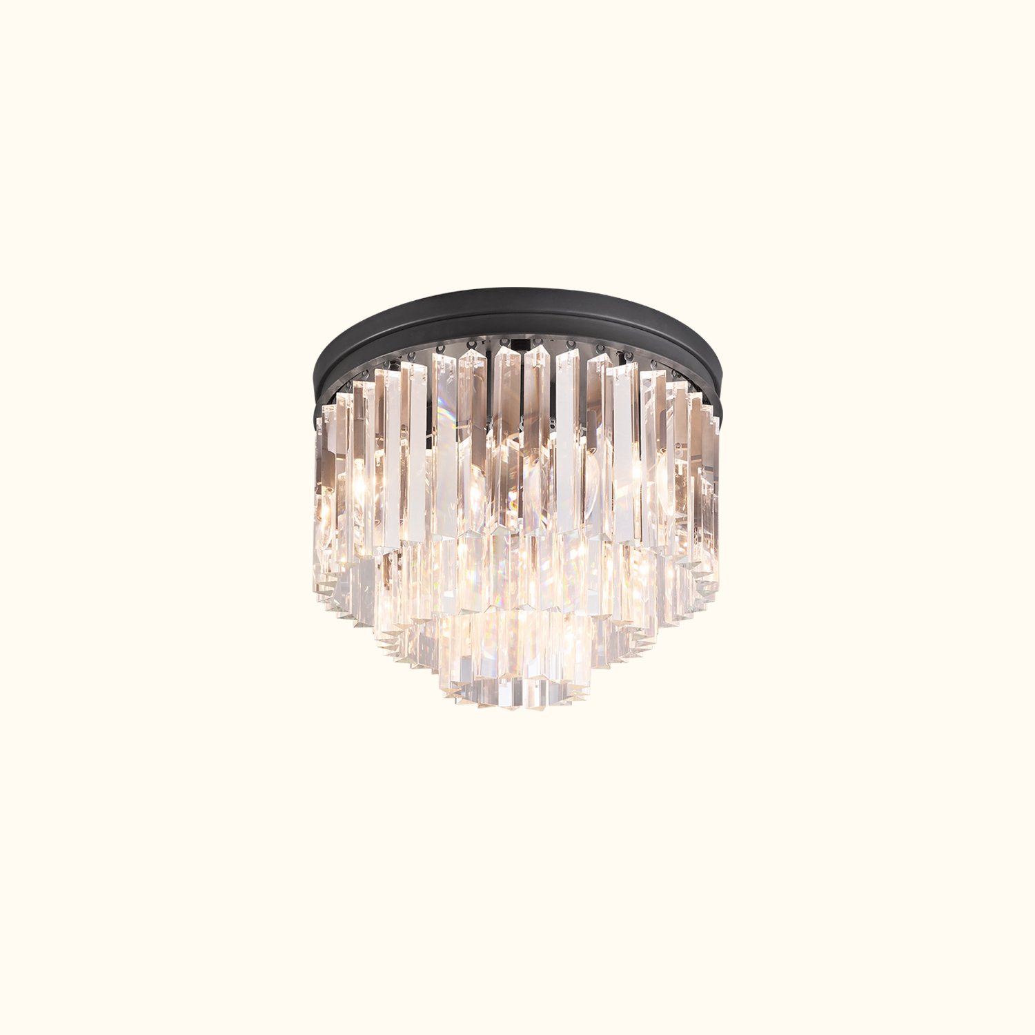 1920s_Odeon_Flushmount_01_tinuse 1920s Odeon Flushmount - Image 1