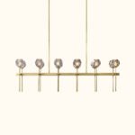 Boule De Cristal Clear Glass Double Linear Chandelier - Image 5