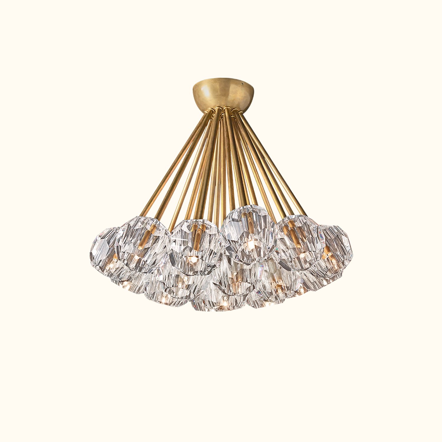 Boule_De_Cristal_Clear_Glass_Flushmount_01_tinuse Boule De Cristal Clear Glass Flushmount - Image 1