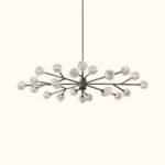 Boule De Cristal Clear Glass Oval Chandelier - Image 4