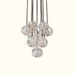 Boule De Cristal Clear Glass Round Cluster Chandelier - Image 3