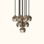 Boule De Cristal Clear Glass Round Cluster Chandelier - Image 4