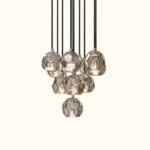 Boule De Cristal Clear Glass Round Cluster Chandelier - Image 5