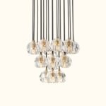 Boule De Cristal Clear Glass Round Cluster Chandelier - Image 7