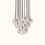 Boule De Cristal Clear Glass Round Cluster Chandelier - Image 9