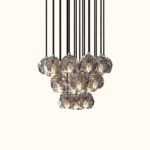 Boule De Cristal Clear Glass Round Cluster Chandelier - Image 10