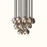 Boule De Cristal Clear Glass Round Cluster Chandelier - Image 12