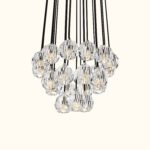 Boule De Cristal Clear Glass Round Cluster Chandelier - Image 13