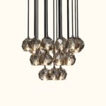 Boule De Cristal Clear Glass Round Cluster Chandelier - Image 18