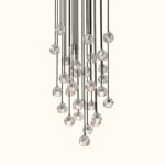 Boule De Cristal Clear Glass Round Cluster Chandelier - Image 21