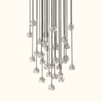 Boule De Cristal Clear Glass Round Cluster Chandelier - Image 25