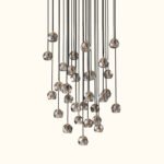 Boule De Cristal Clear Glass Round Cluster Chandelier - Image 28