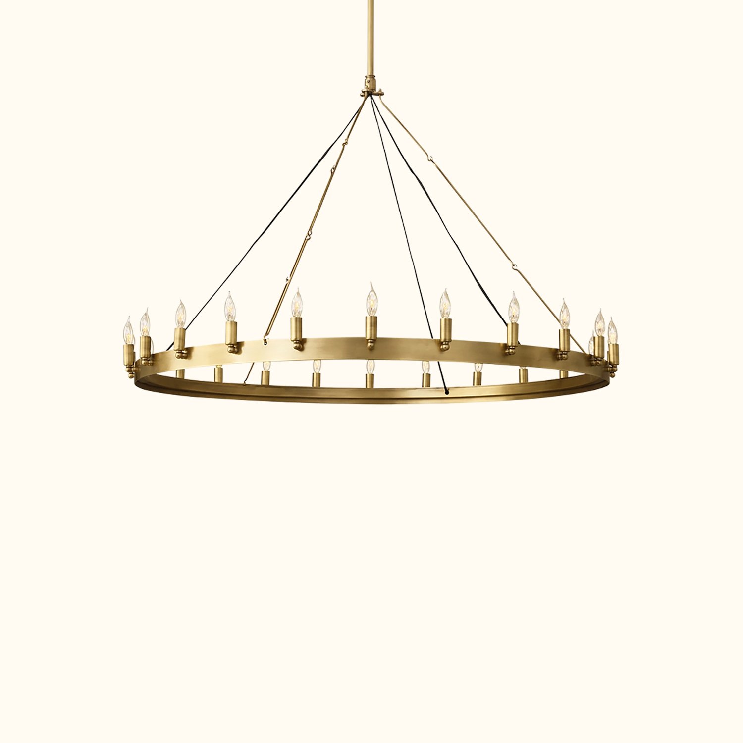 Camino Vintage Candelabra Round Chandelier - Image 6
