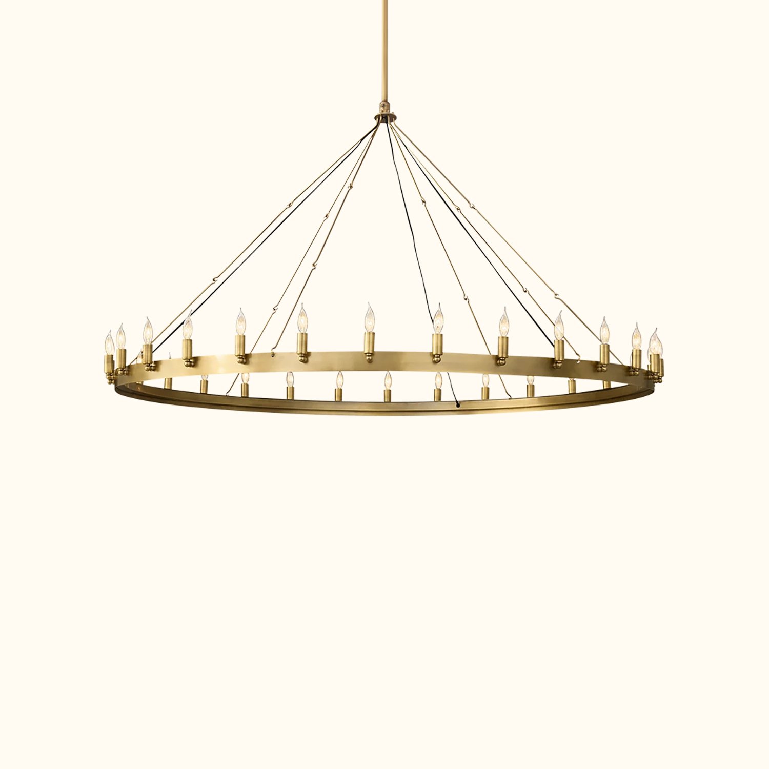 Camino Vintage Candelabra Round Chandelier - Image 8