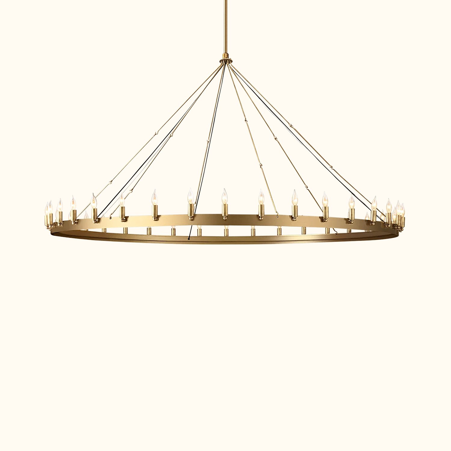 Camino Vintage Candelabra Round Chandelier - Image 10
