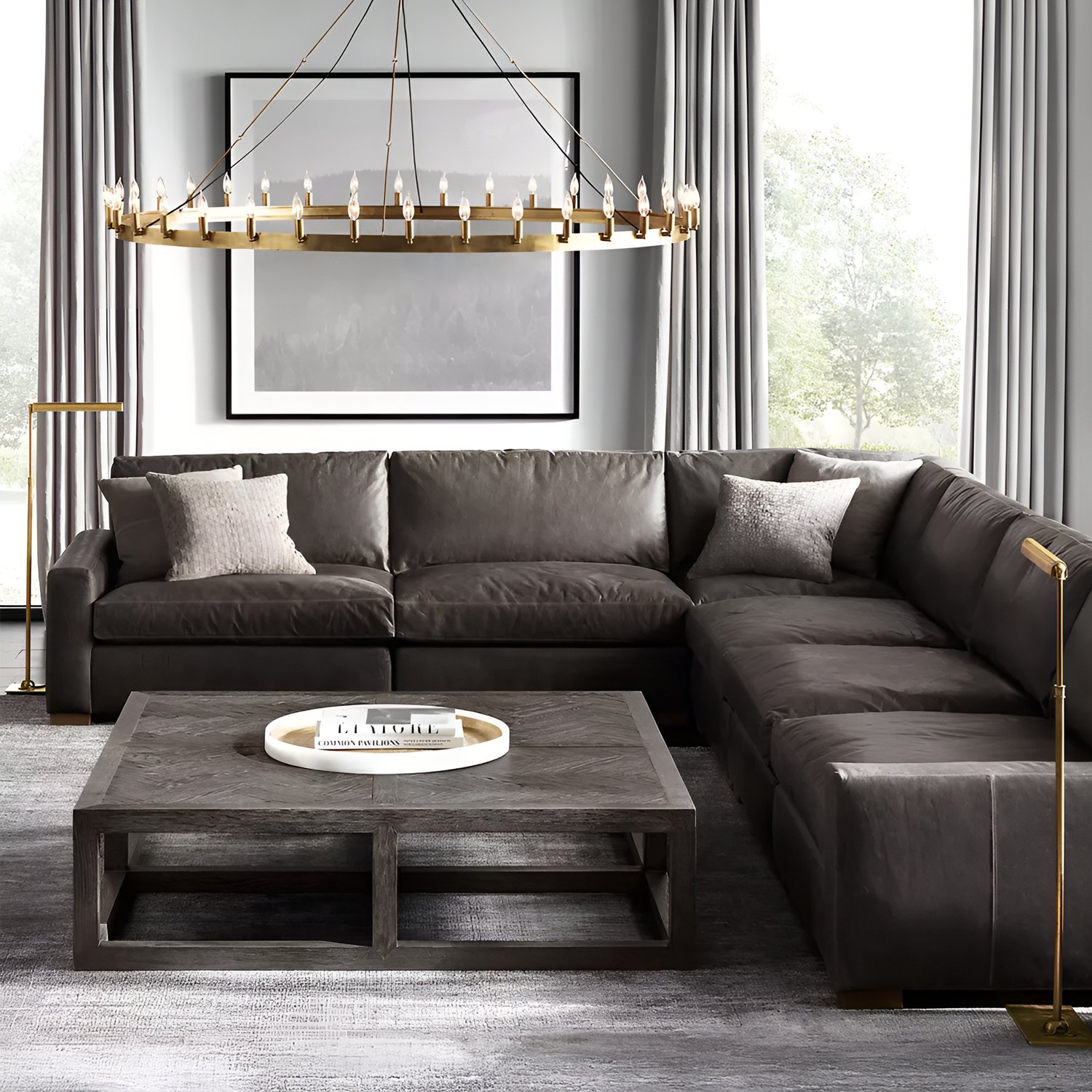 Camino Vintage Candelabra Round Chandelier - Image 11