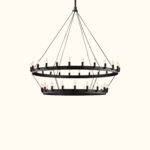 Camino Vintage Candelabra Two-Tier Chandelier - Image 5