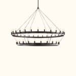 Camino Vintage Candelabra Two-Tier Chandelier - Image 4