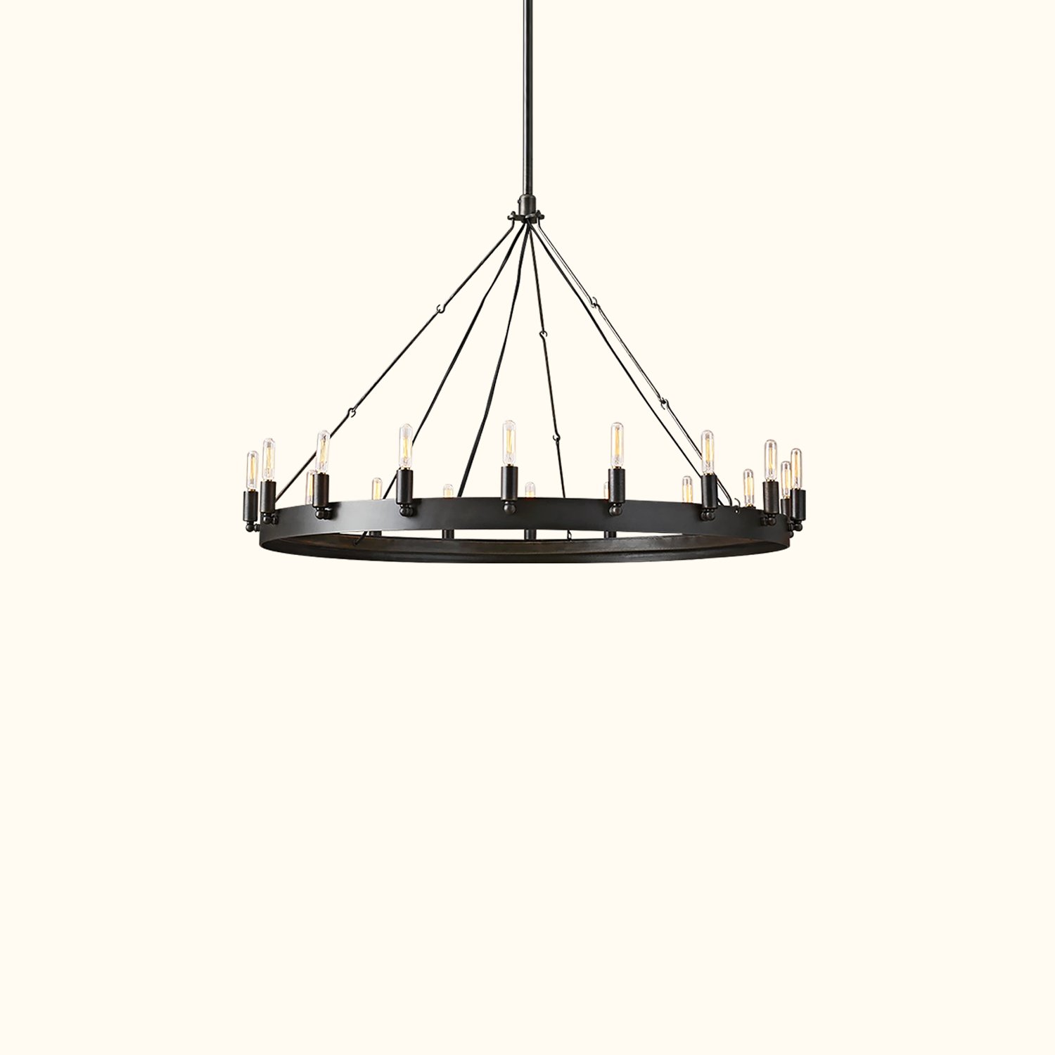Camino Vintage Filament Round Chandelier - Image 5