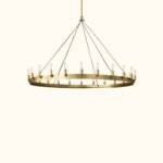 Camino Vintage Filament Round Chandelier - Image 6