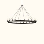 Camino Vintage Filament Round Chandelier - Image 7