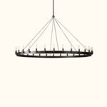 Camino Vintage Filament Round Chandelier - Image 9