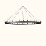 Camino Vintage Filament Round Chandelier - Image 10