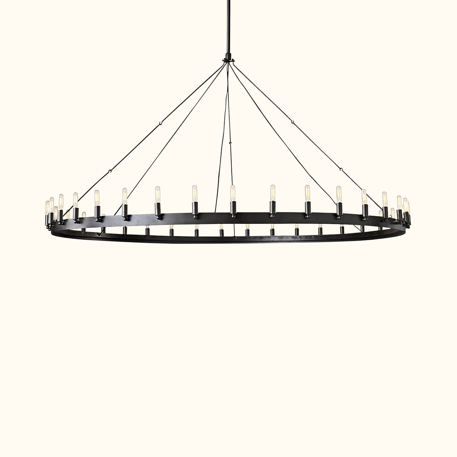 Camino Vintage Filament Round Chandelier - Image 10