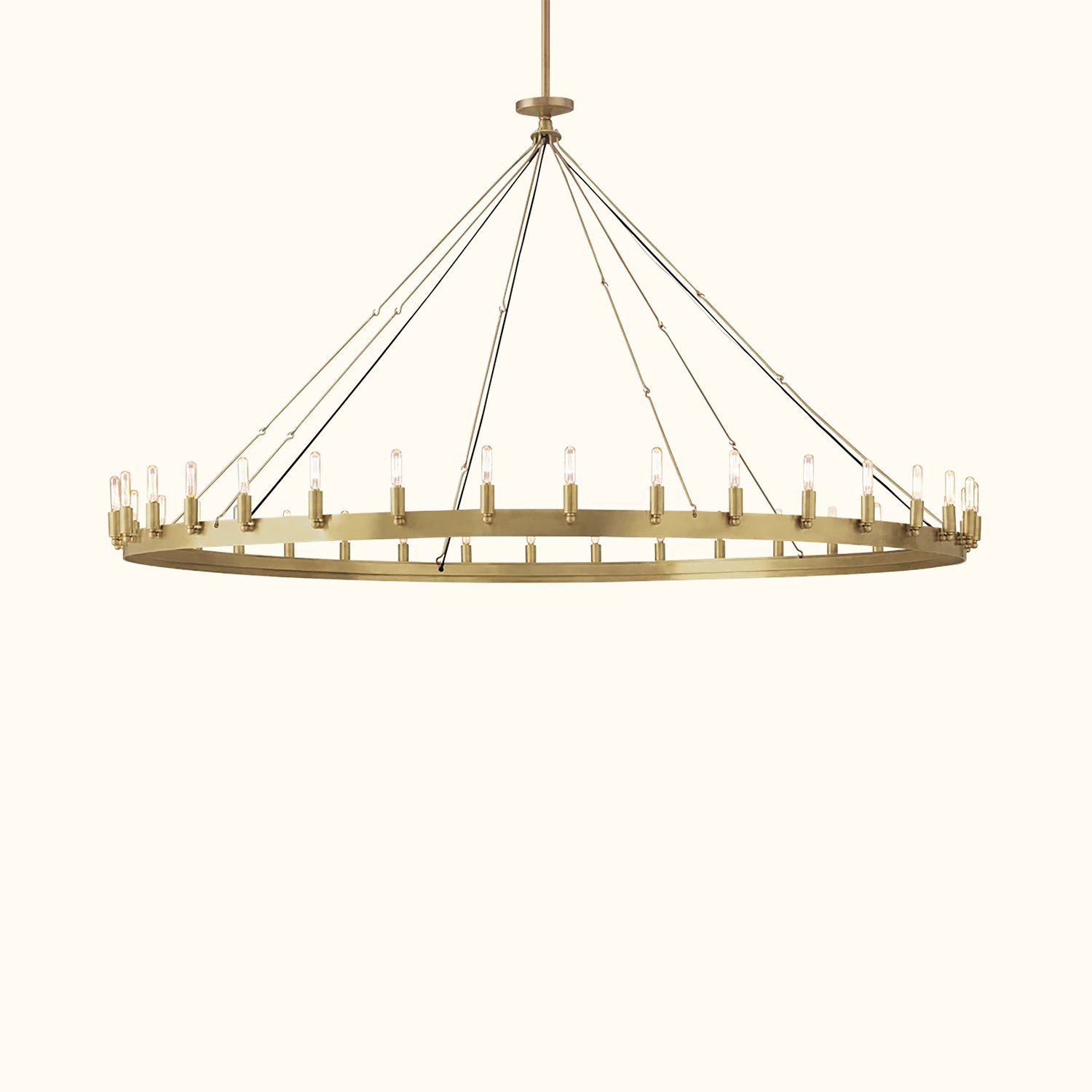 Camino Vintage Filament Round Chandelier - Image 11